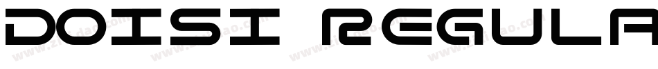 doisi regular字体转换